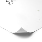 Greenery Eucalyptus Weddenschap Welkomstteken Poster (Hoek)