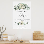 Greenery Eucalyptus Wedding Poster (Keuken)