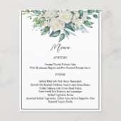 Greenery eucalyptus white roses bruiloft (Voorkant)