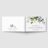 Greenery, Eucalyptusbladeren, botanische bruiloft Gastenboek (Volledig)