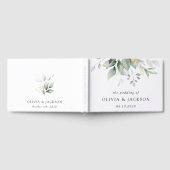 Greenery, Eucalyptusbladeren, botanische bruiloft Gastenboek (Volledig)