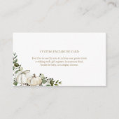 Greenery Fall Wedding aangepaste behuizing Kaart (Voorkant)