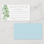 Greenery Family Traditions Enclosure Informatiekaartje (Voorkant / Achterkant)