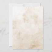 Greenery Floral Gold Natuur Celebration of Life Kaart (Achterkant)