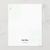 Greenery Flyer (Achterkant)