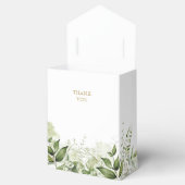 Greenery Foliage Gold Baby shower Favor Box Bedankdoosjes (Geopend)