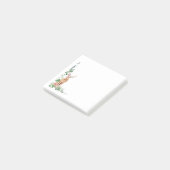 Greenery Foliage Kerstdeer Post-it® Notes (Schuin)