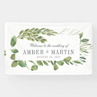 Greenery Foliage Leafy Wedding Spandoek