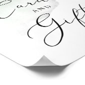 Greenery foliage verlaat boho cards en cadeaubord poster (Hoek)