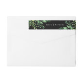 Greenery Fresh Leaf Modern Wedding (Achterkant)