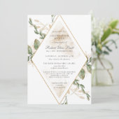 Greenery Funeral Celebration of Life Kaart (Staand voorkant)