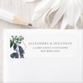 Greenery Geo | Roos Gold Wedding Etiket (Insitu)