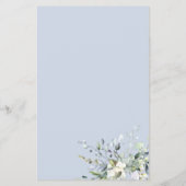 Greenery Geometric Bridal Word Scramble Game Flyer (Achterkant)