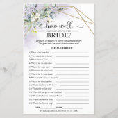 Greenery Geometric hoe goed ken je de bride? Flyer (Voorkant)