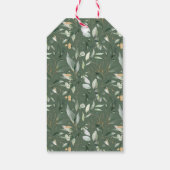 Greenery Gold Foliage Eucalyptus Cadeaulabel (Achterkant)