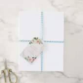 Greenery & Gold Geometric Elegant Vrijgezellenfees Cadeaulabel (Met Touw)