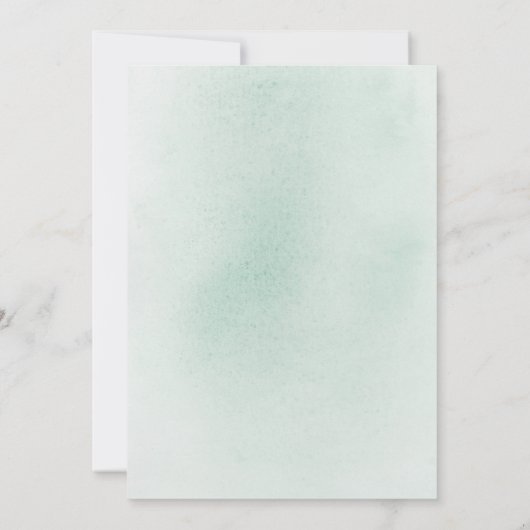 Greenery Gold laat Boho de datumfoto opslaan Save The Date (Achterkant)