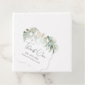 Greenery Gold Wedding Hartelijk dank Bedankjes Labels (In situ)