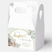 Greenery Green Sage Storybook Thema Baby Favoriet Bedankdoosjes (Open)