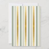 Greenery Housewarming Spring Green Lights Party Kaart (Achterkant)