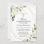 Greenery Ivory Floral First Community Kaart (Voorkant)