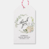 Greenery krans pompoen Herfst Vrijgezellenfeest gu Cadeaulabel (Voorkant)