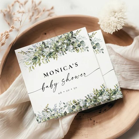 Greenery Kruiden Vrijgezellenfeest Vierkante Kartonnen Onderzetter