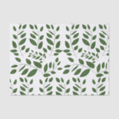 Greenery Leaf Pattern Tissuepapier (Voorkant)