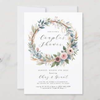 Greenery Leafy Hoops Vrijgezellenfeest Kaart