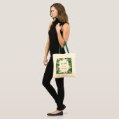 Greenery Leaves Weekend Wedding Event Welkom Tote Bag (Voorkant (model))