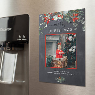 Greenery Merry-kerstfotobord