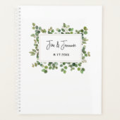 Greenery NAME & NAME Wedding DATE Timeless Couple Planner (Voorkant)