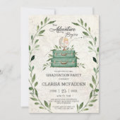 Greenery New Adventure begint aan reis Afstuderen Kaart (Voorkant)