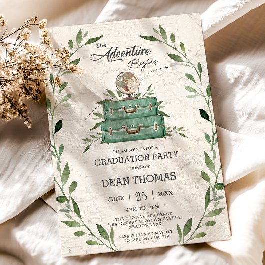 Greenery New Adventure begint aan reis Afstuderen Kaart