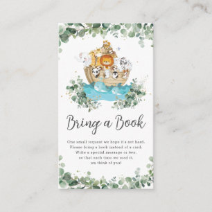 Greenery Noah's Ark Neutral Baby Breng een boek Informatiekaartje