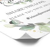 Greenery Oh Breuk Deel het Label van de Liefde Uw Poster (Hoek)