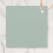 Greenery Pink Blush Floral Wedding Bedankjes Labels (Achterkant)