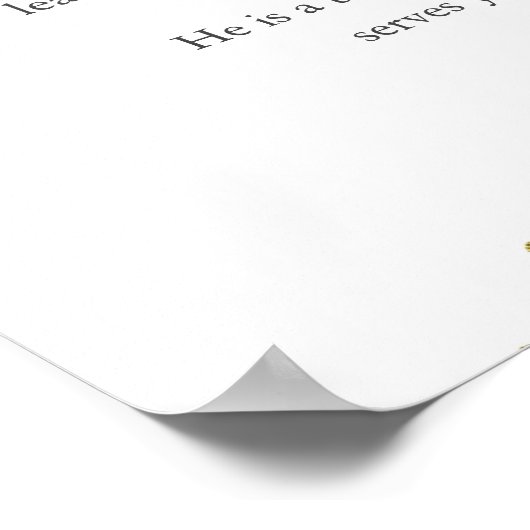 Greenery Printable Baptism Gift Poster (Hoek)