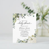 Greenery Pumpkin Budget Baby shower (Staand voorkant)