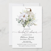 Greenery Pumpkin Herfst Bridal Shower Kaart (Voorkant)