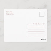 Greenery Pumpkin Herfst Vrijgezellenfeest Dank u Briefkaart (Achterkant)