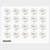 Greenery Pumpkin Herfst Vrijgezellenfeest Favor Cl Ronde Sticker (Vel)