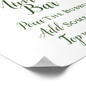 Greenery Pumpkin Sign, Vrijgezellenfeest Sign Poster (Hoek)