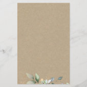 Greenery raadt de dress Vrijgezellenfeest game Fly Flyer (Achterkant)