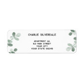 Greenery Return Address Label (Voorkant)