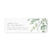 Greenery Return Address Labels (Voorkant)