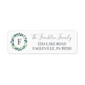 Greenery Return Address Labels (Voorkant)