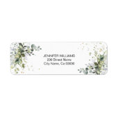 Greenery Return-adres Etiket (Voorkant)