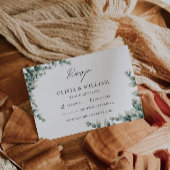 Greenery RSVP kaart bruiloft Sjabloon