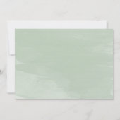 Greenery rustic Wedding Rehearsal Dinner Invites Kaart (Achterkant)